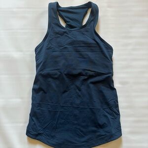 Lululemon Athletica Deep Blue Muscle Tee